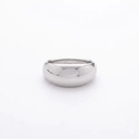 Stainless steel dome ring, Tarnish free Chic ring for her, Statement ring