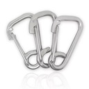 M6M8M10Stainless Steel Quick Link Lock Ring Lanyard Carabiner Simple Snap Hook