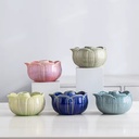 Ceramic Lotus Matcha Bowl Matcha Tea Set Tea Whisk Song Dynasty Tea Ceremony Tool Set