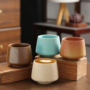 Wholesale Modern Simple and High-appearance Ceramic Milk Coffee Cups 200ML Cute Afternoon Tea Drinking Cups
