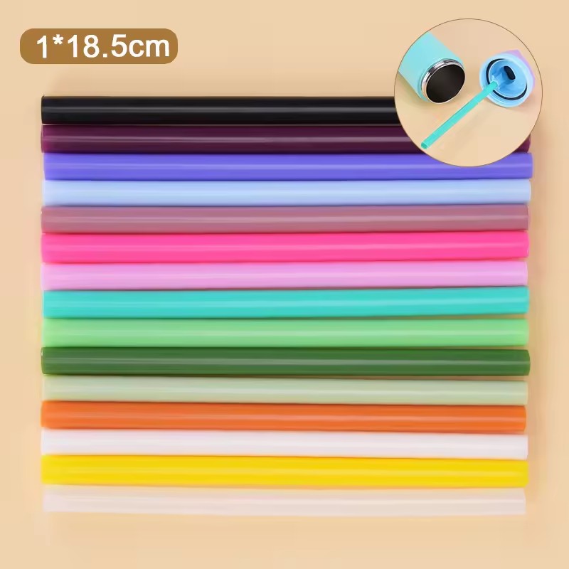 New Owala Straw Insulated Cup Accessories Bouncy Double-drinking Sports Water Bottle Car Travel Cup PE Straw