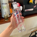 Wholesale 500ML Bow-shaped Disposable Cups Heat-resistant Plastic Cups High-appearance-level Graduated Water Cups