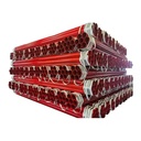 1/2'' Fire Fighting Pipe Red Painted Fire Fighting Sprinkler Steel Pipe with Grooved End for Fire Fighting Project