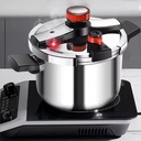 Multi-Functional Cookware 8L/10L/12L 304 Stainless Steel Fast Cooking Induction Pressure Cooker