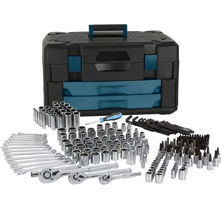 180 Pc Professional Tool Set Tool Storage Case Storage Repair Hand Tool Set Kit Box Toolbox Combo Storage Case