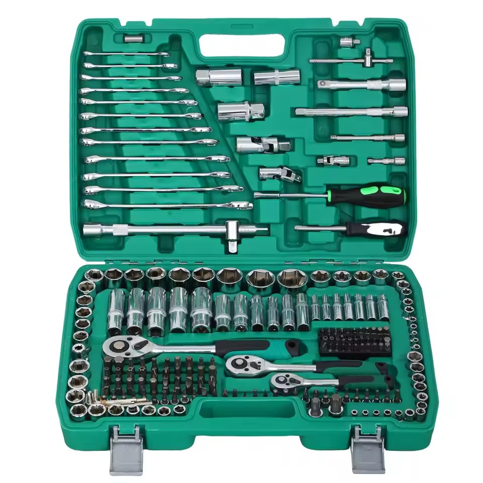 216 Pieces Socket Wrench Tool Sets Box with Crv Material for Car Repaire Hand Tool Sets Juego De Herramientas