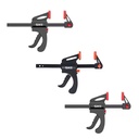 4\"-36\" Practical Woodworking Quick Release Bar Clamp Heavy Duty F Clip for Industrial Use Metal and Aluminium Bracket Tool