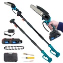 3 in 1 Whole Set Battery Powered Electric Cordless Chainsaw Pruning Shear Pruner With Extendable Telescopic Pole