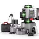 Blue/Green 4D Rotary Laser Level 360 Self-Leveling with 8/12/16 Lines 50m Working Battery-Powered DIY Surveying Measuring Tool