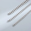 Heavy 100% 925 Sterling Silver Cuban Link Chain Gioielli Silver Thick Curb Necklace for Men 3MM/5MM/7MM Fine Halskette Jewelry