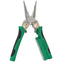 8-In-1 Multifunctional Electrician Wire Stripper Pliers Carbon Steel with Serrated Jaw Surface for Clamping Measuring Pen