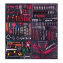 417PCS 1/4 3/8 1/2 Inch Drive Socket Wrench Tool Set 72 Teeth Ratchet with EVA Foam Tray Case, for Auto Repair Mechanic Garage