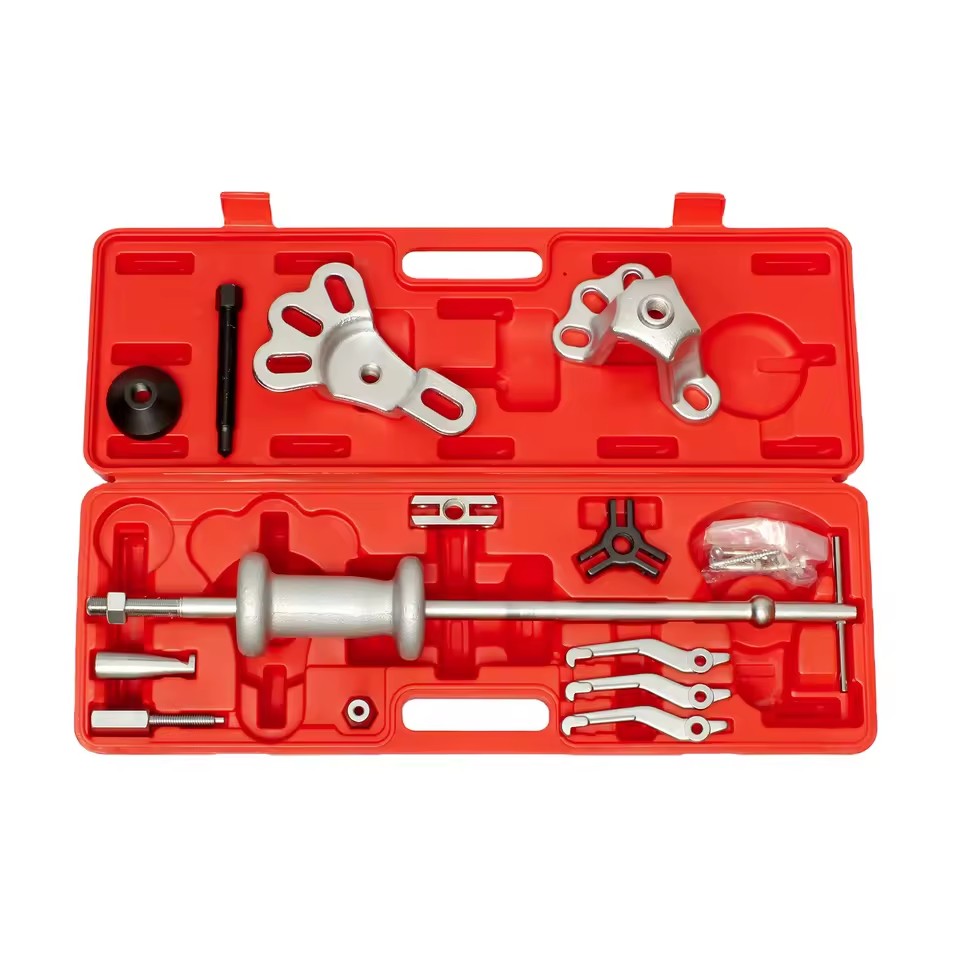 16PC Slide Hammer Puller Set/Heavy Duty Steel Slide Hammer P Ilot Bearing Removal Tool Set
