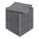 Industrial Interlocking Drainage Mat 12x12 Modular Cushion Non Slip Light Gray PP Material Durable Click-Lock Floor Tile Garage