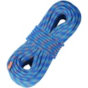 Dynamic 10.2mm 50M Rock Climbing Rappelling Escape Fiber Rope with Steel Snap Hooks 25KN Tension Model D0100HAME5W