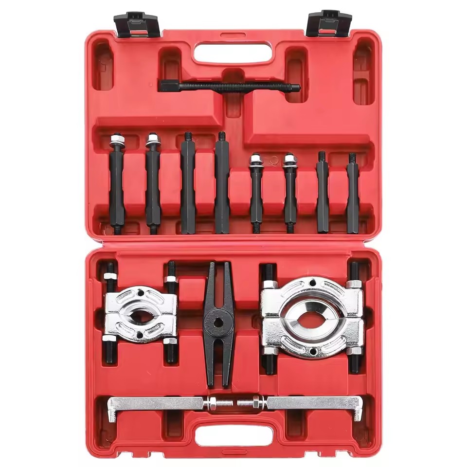 Vehicle Tools Automotive Small Bearing Puller Removal Tool Gear Puller Tool Kit 14pcs Bearing Separator and Gear Puller Set