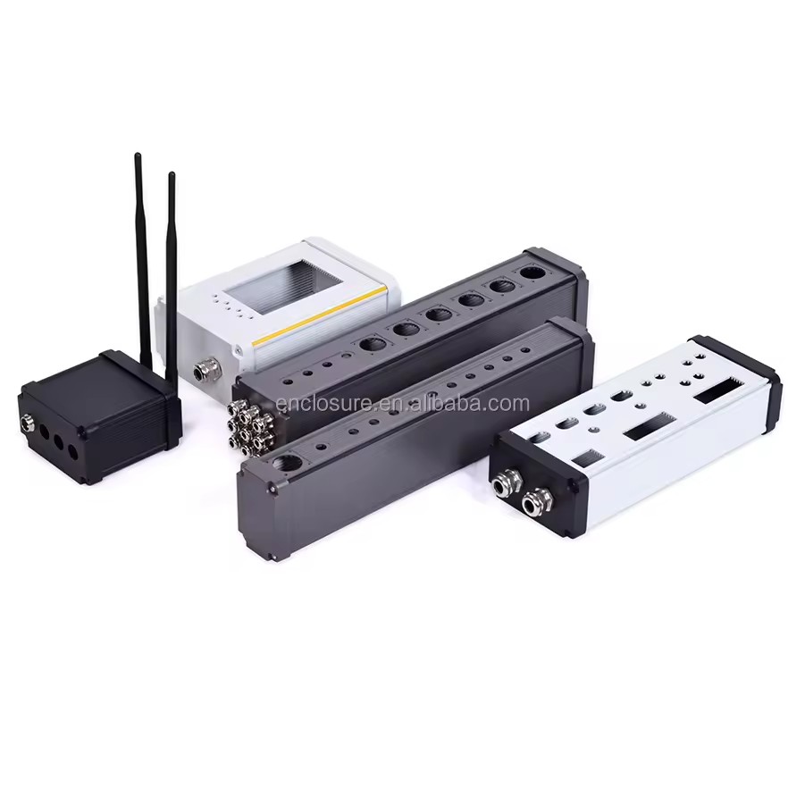Custom Electronics Aluminum Extruded Enclosure Heat-sink Enclosure 35B-48