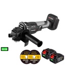 125mm Brushless Electric Cordless Angle Grinder 1250W 20000RPM Lithium-Ion Industrial Rechargeable Trigger DIY Cutting Polishing