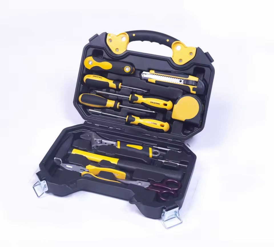 Portable General Home Repair Screwdriver Pliers Hammer Hex 20pcs TooL Kit Household Hand Toolbox