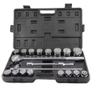 21PCS Heavy Duty 3/4" Dr. Socket Set Auto Hand Tools Set Mechanical Tools Names in Blow Mould case