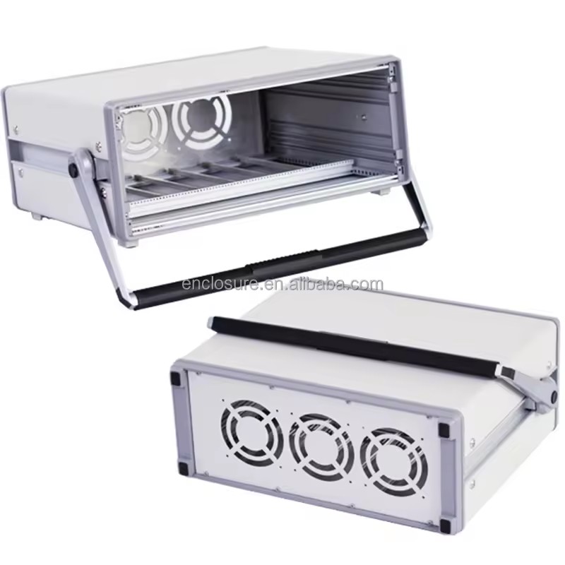 Plastic and Aluminum Desktop Enclosure Console Enclosure 19 Inch Enclosures