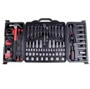 142 Pcs Snap 1/2" and 1/4" Dr Sockets Set Garage Tools Kit Auto Repair Tool Set