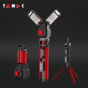 7000 Lumen 18V LED Work Light, Tripod Stand Compatible for Makita DeWalt Milwaukee Bosch Metabo Stanley Battery