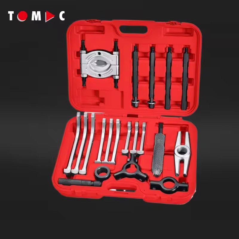 22pcs Professional Auto Repair Gear Puller and Bearing Maintenance Tool Set for Efficient Vehicle Maintenance and Repair