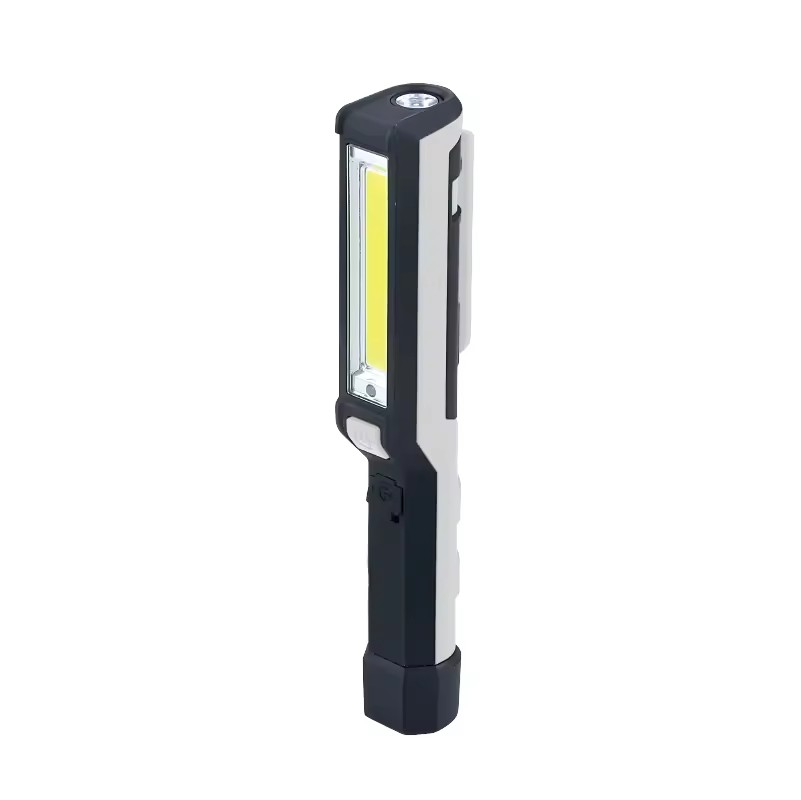 Rechargeable 2W-150lm COB + 1W-50lm SMD Pen Light Handheld Magnetic Suction Work Light Torch