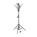 Outdoor Rechargeable Portable 240W 22000Lm Umbrella Floodlights Led Work Light With 3.0M Tripod Stand