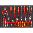 16-Piece Insulated Combination Pliers Tool Set for New Energy Vehicle Maintenance OEM Customizable