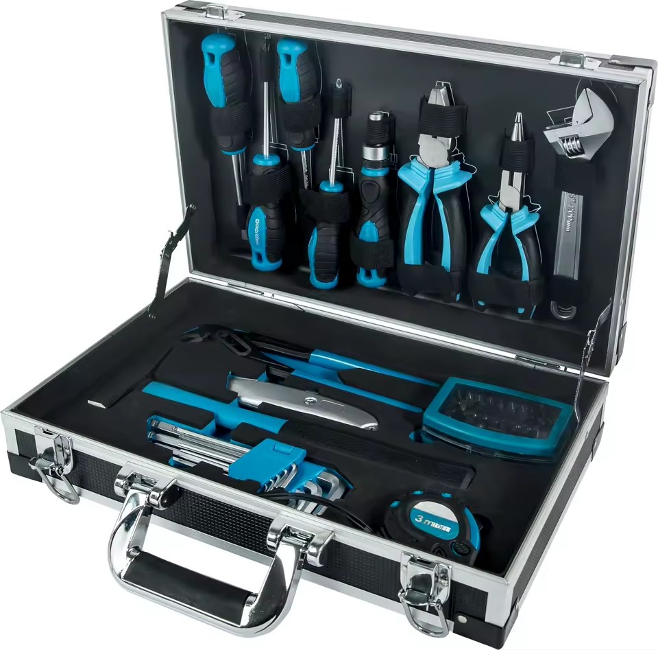 Manufacturer Storage Tool Box Aluminum Tool Kits 54 PCS Tools Sets