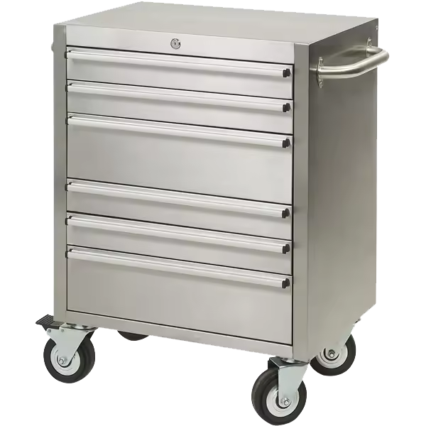Silver 6 Drawer