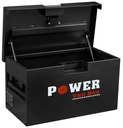 Black Jobsite Box for Garage Storage Tool Box