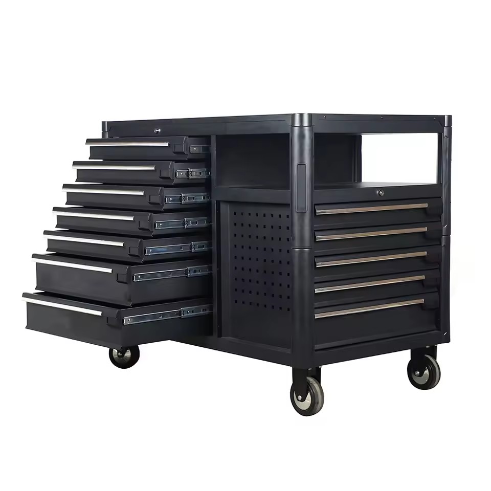 12 Drawer Wooden Worktop