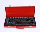 BNYA Manufacturer 24pcs Crv Auto Repair Socket Wrench Kit Socket Tool Set