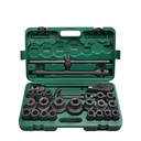 26pcs 21pcs Heavy Socket Set 3/4" Drive Deep Impact Socket Set With Ratchet Wrench Head and Curved Lever Wrench for Truck