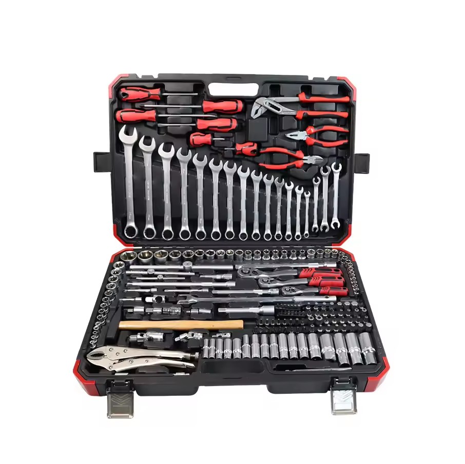 180pcs Garage Auto Repair Socket Wrench Set Ratchet Spanner Hand Tool Set