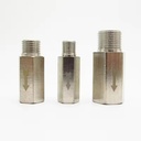 1/8\" 1/4\" 3/8\" 1/2\" BSP Male Female Brass Pneumatic Full Port One-Way Stop Check Valve for Air Water Oil Gas