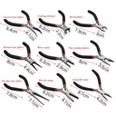 Mini Multi-Functional Diagonal Pliers Round Bent Needle Nose Cutter DIY Small Jewelry Tools Metric Carbon Steel OEM Customizable