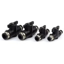 4/6/8/10/12mm Black Pneumatic Connector Quick Adapter BUC Hand Valve Switch Water Tube Fittings OEM Customizable Shut Ball Valve