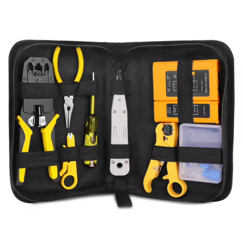 Customizable Manual Wire Clamp Screwdriver and Wire Stripper Tool Set Cable Tester Spring Clamp Crimping Pliers OEM Supported