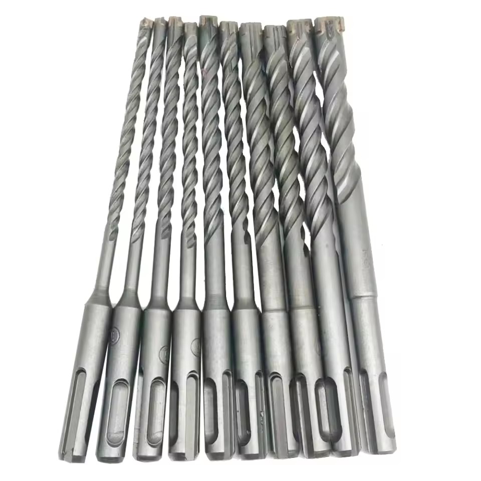 Meixiu 5-16mm SDS Cross Concrete Spade Drill Bit 160mm Length Double SDS Plus Slot Masonry Hammer Blast Sanding Finish