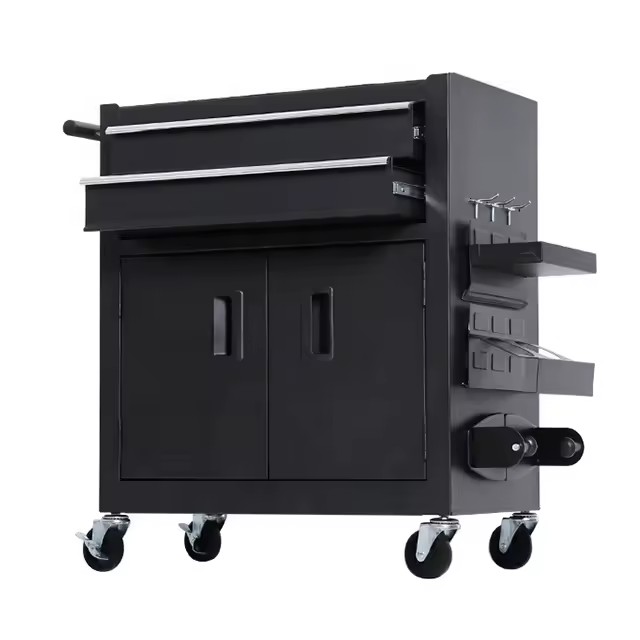Barber Drawer Storage Station Cabinet for Nail Salon