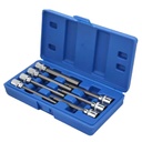 RF100162 7Pcs 1/8-3/8in Hex Extend Long Bit Pipe Wrench OEM Chrome Vanadium Steel 3-Year Warranty