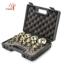 TGS 19-Piece Drill Bit Set Diamond Coated for Tile Marble Glass Granite Ceramic Hole Saw 6mm-60mm