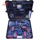 TGS Combination Power Tool Kits Brushless Battery Hammer Impact Drill Angle Grinder Cordless Wrench Portable Circular Saw