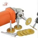 TGS Industrial Factory Direct Mini Saw Blade 4.5cm/5.5cm/6cm Connecting Shaft Braze Carving Marble Jade Ceramic Tile Steel Dry