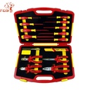TGS 99LB001 FineWork 1000V Industrial VDE Insulated Hand Tools Set Plastic Material with OEM Support and Hard Case Packaging