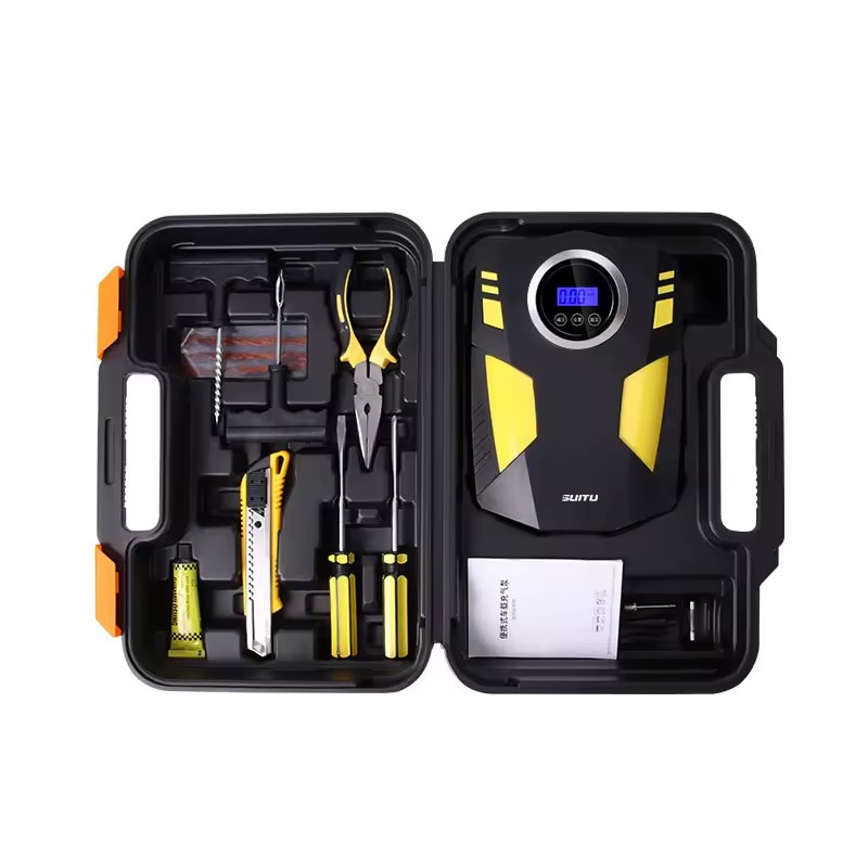 Mini Tire Inflator Automatic Portable Smart Dc 12v Digital Air Compressor Tire Inflator With Pressure Gauge